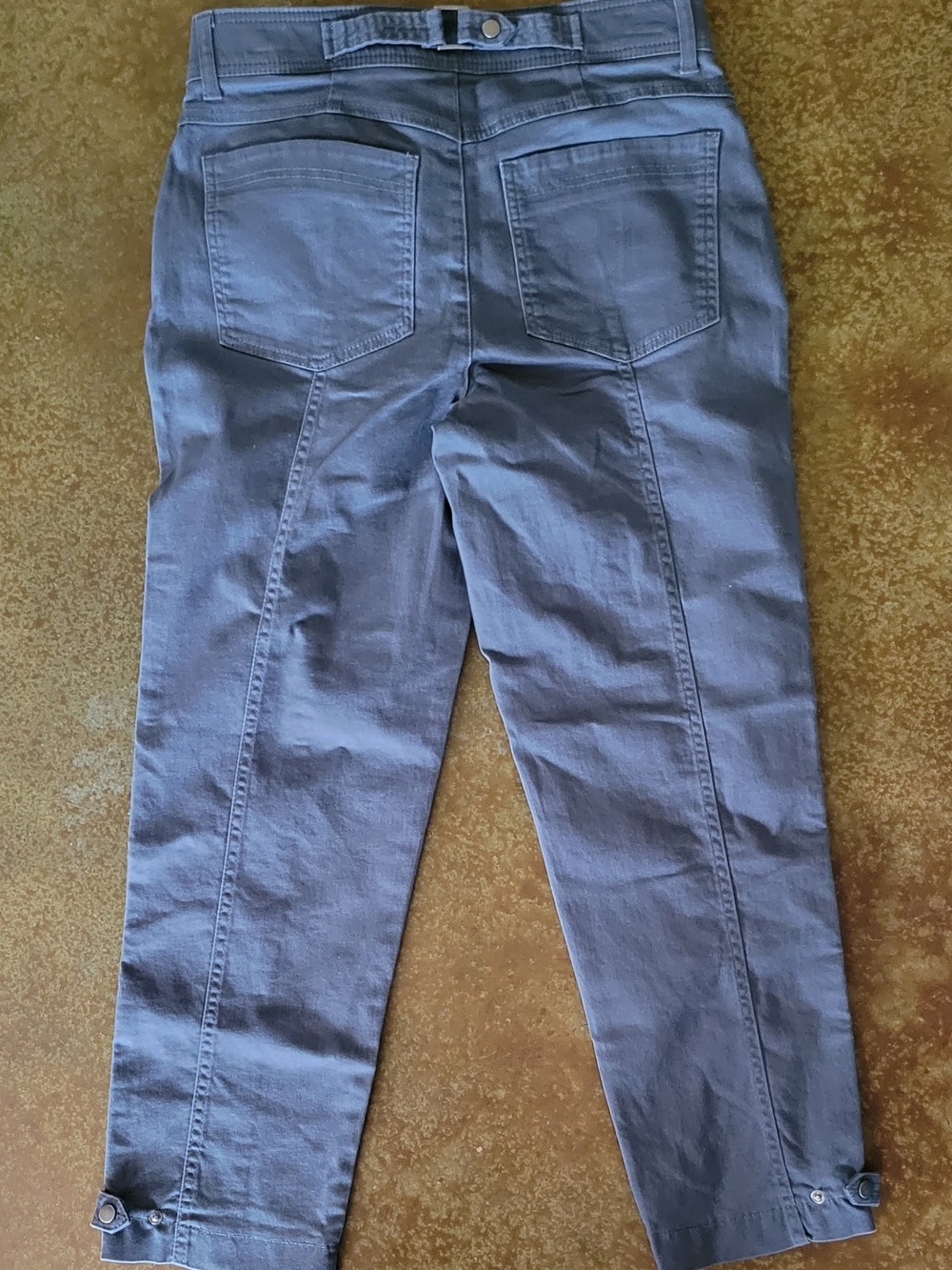 Democracy "Ab" Solution High-Rise Utility Pants in Slate Gray Sz 6 - Picture 2 of 10